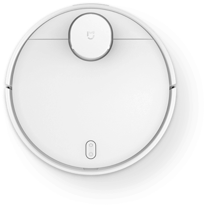 Вид сверху на робот-пылесос Xiaomi